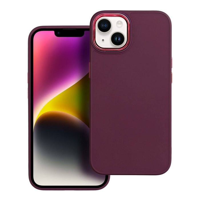 Etui Futerał FRAME do REALME C55 fioletowy Case