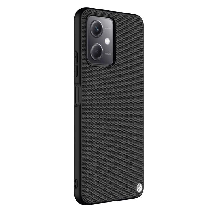 Nillkin Textured Case etui do Xiaomi Redmi Note 12 5G / Poco X5 5G wzmocniony nylonowy pokrowiec czarne