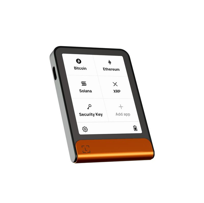 Ledger Flex Bitcoin Orange Crypto Hardware Wallet