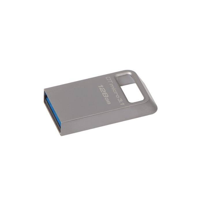 Kingston pendrive 128GB USB 3.0 / USB 3.1 DT Micro 3.1 metalowy srebrny