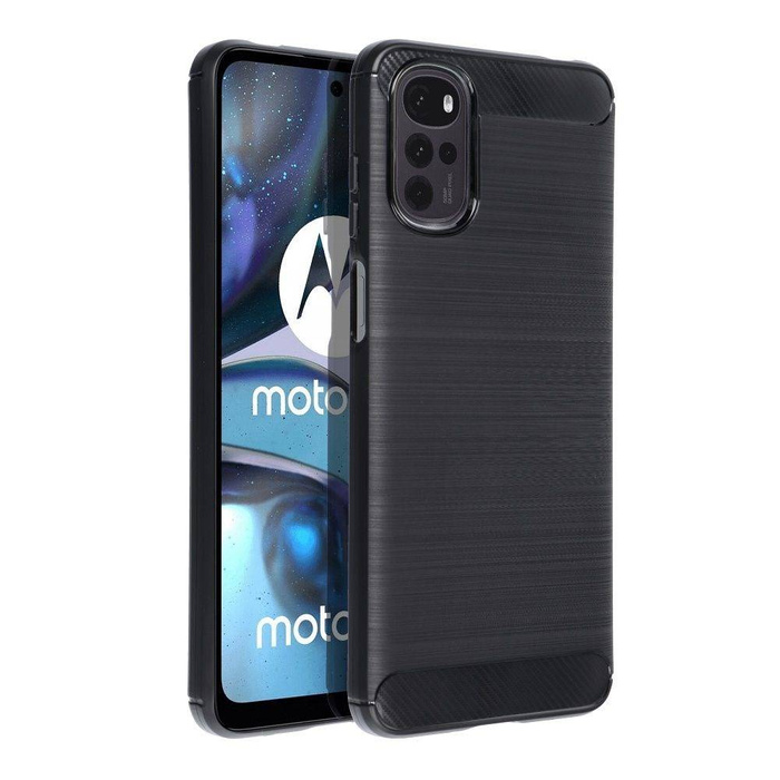 Etui Futerał CARBON do MOTOROLA G22 czarny Case