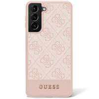 Etui Guess GUHCS23SG4GLPI S23 S911 różowy/pink hard case 4G Stripe Collection Case