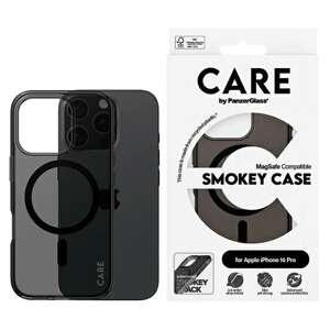 Etui CARE by PanzerGlass Flagship Case iPhone 16 Pro 6.3"" dymny/smokey MagSafe 1350