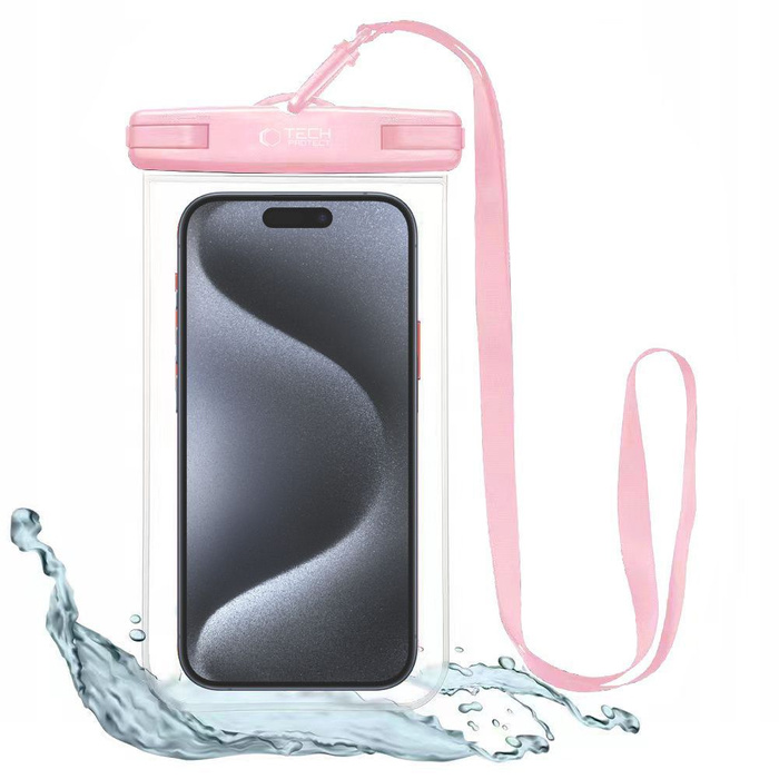 ETUI WODOODPORNE TECH-PROTECT UNIVERSAL WATERPROOF CASE PINK