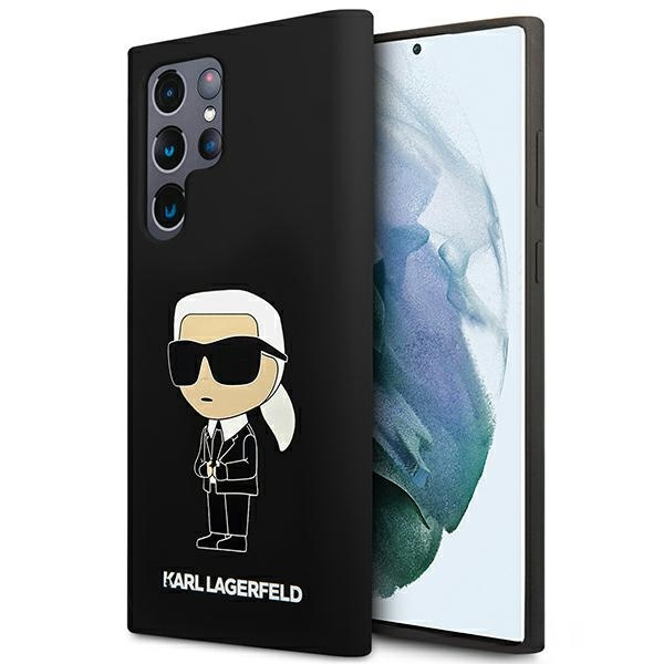 Etui Karl Lagerfeld Silicone NFT Ikonik - Etui Samsung Galaxy S23 Ultra (czarny) Case