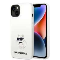 Etui Karl Lagerfeld Klhmp14msnchbch Iphone 14 Plus 6,7" Hardcase Biały/white Silicone Choupette Magsafe Case