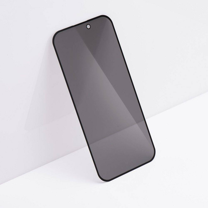 Szkło Hartowane Forcell Privacy Glass - do Iphone 13 Pro / 14 czarny