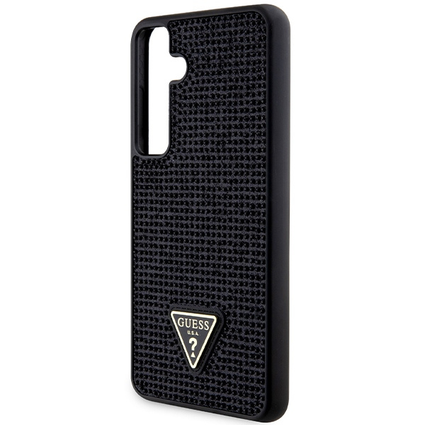 Etui Guess GUHCS24MHDGPPK S24+ S926 czarny/black hardcase Rhinestone Triangle Case