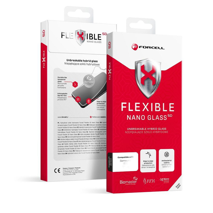 Forcell Flexible 5D - szkło hybrydowe do iPhone Xs Max/11 Pro Max czarny