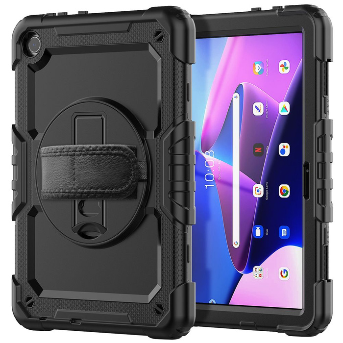 ETUI TECH-PROTECT SOLID360 LENOVO TAB M10 10.1 3RD GEN TB328 BLACK