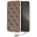 Etui GUESS Apple iPhone Xs Max 4G Charms Collection Brązowy Hardcase