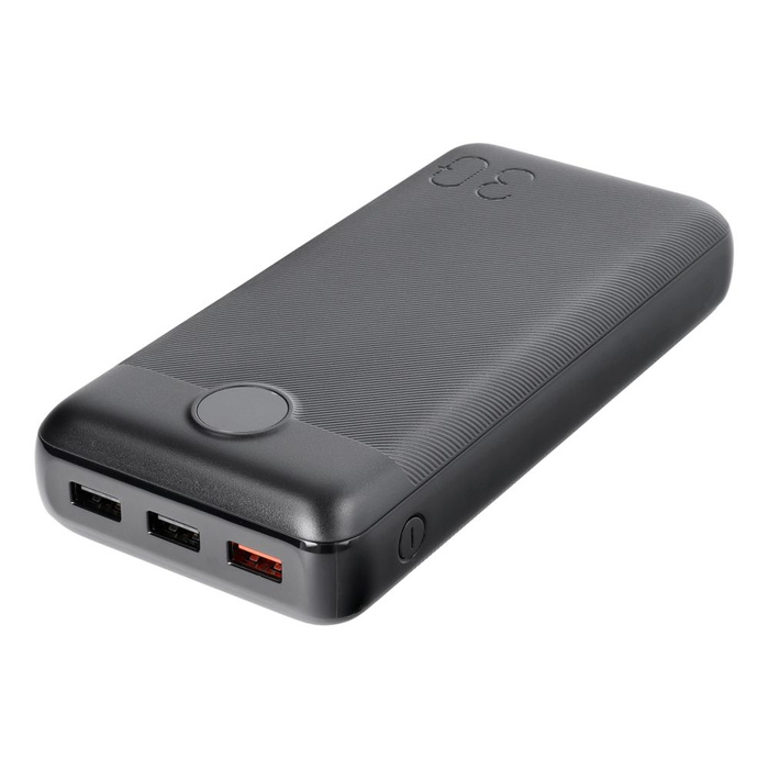 VEGER powerbank 30000 mAh PD QC3.0 3A 20W L30 (W3008PD) czarny