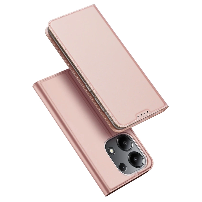 Etui z klapką Dux Ducis Skin Pro do Xiaomi Redmi Note 13 4G - różowe