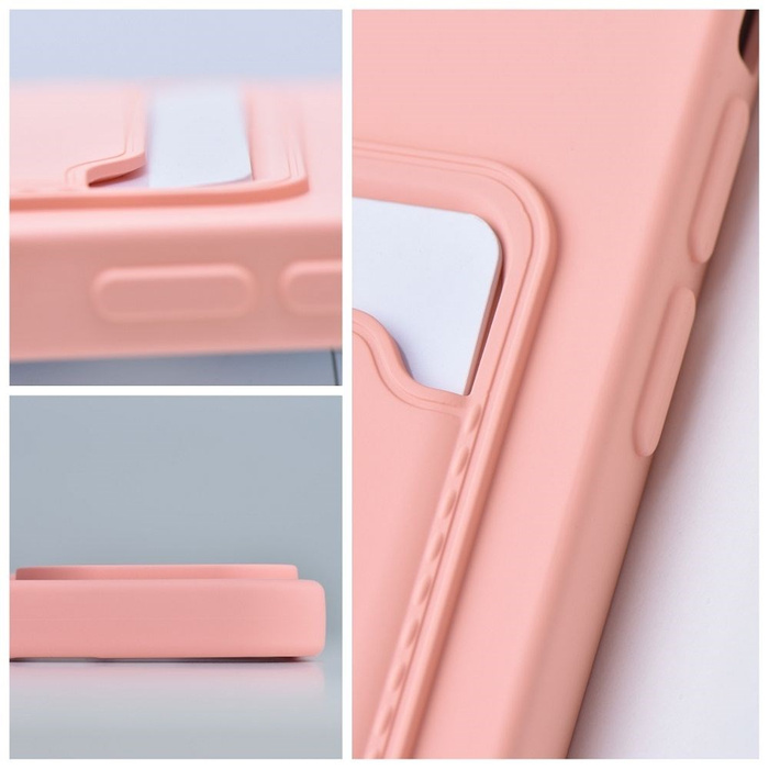 Etui Futerał CARD CASE do XIAOMI Redmi 12 4G różowy Case