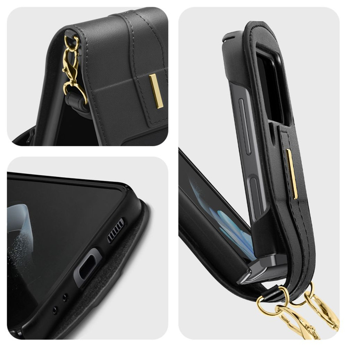 Etui Spigen Lienar Calin Galaxy Z Flip 4 Black