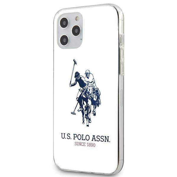 Etui US POLO Apple iPhone 12 12 Pro Shiny Big Logo USHCP12MTPUHRWH Biały Case