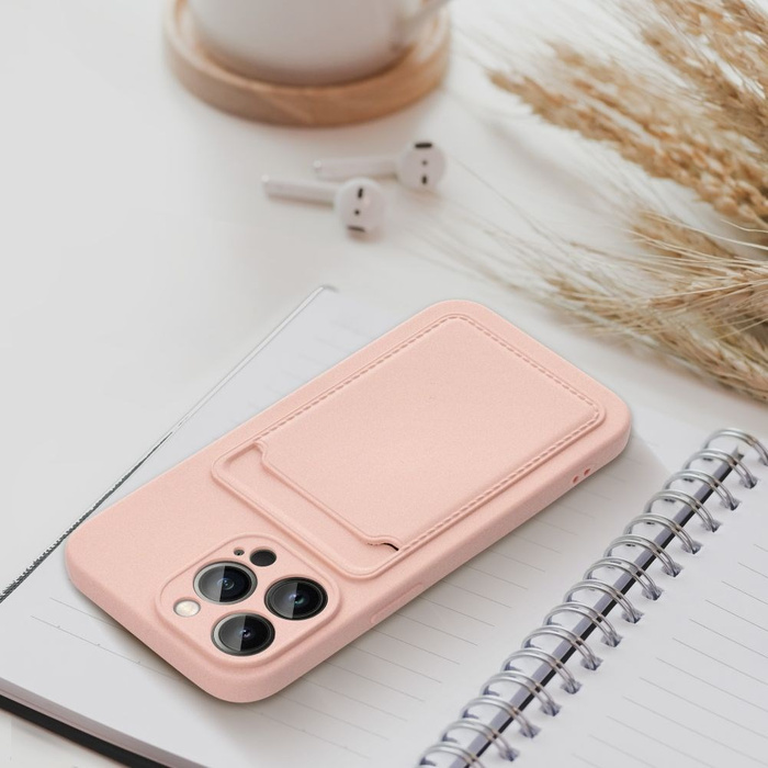 Etui Futerał CARD CASE do XIAOMI Redmi 12 4G różowy Case