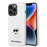 Etui KARL LAGERFELD Apple iPhone 14 Pro Silicone Choupette Biały Hardcase