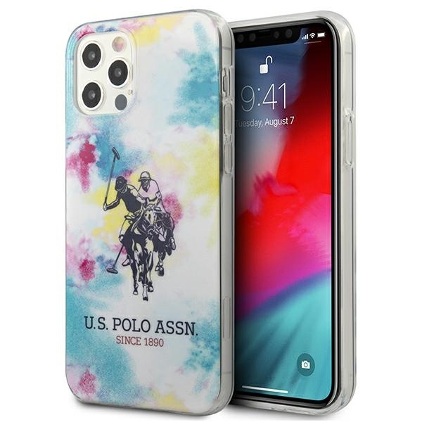 Etui US POLO Apple iPhone 12 Pro Max 6,7 Tie & Dye Collection USHCP12LPCUSML Wielokolorowy Case