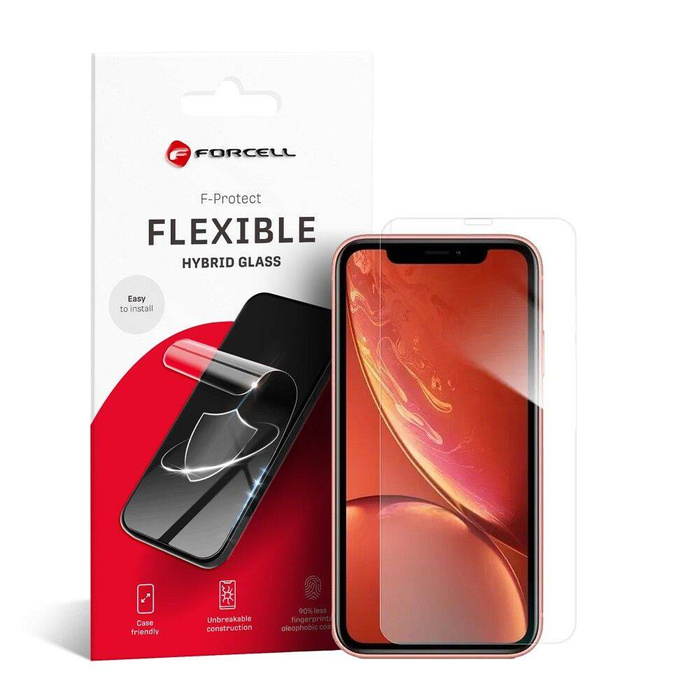 Forcell Flexible Nano Glass - szkło hybrydowe do iPhone Xr/11