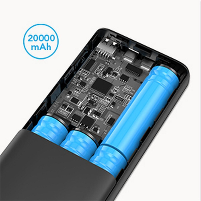 VEGER powerbank 20000 mAh PD QC3.0 5A 100W T100 (W2032C-100) czarny