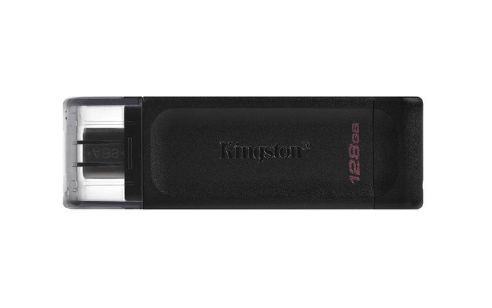 Kingston pendrive 128GB USB-C DT70 czarny