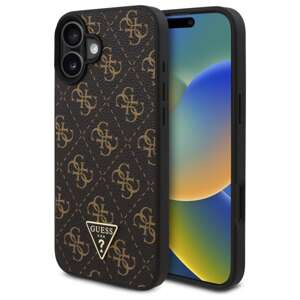 Etui Guess iPhone 16 Plus 6.7" czarny/black hardcase New 4G Triangle