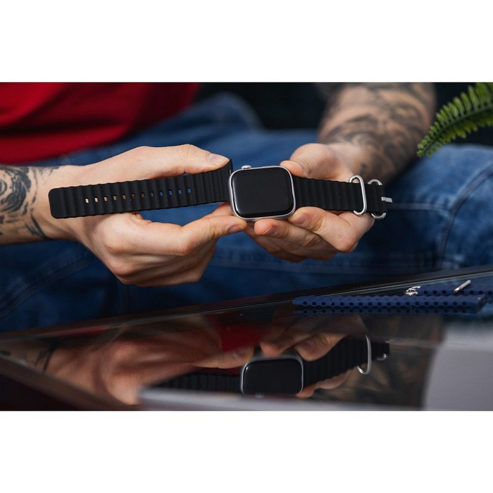 FORCELL F-DESIGN FA12 pasek do APPLE Watch 38 / 40 / 41 mm biały