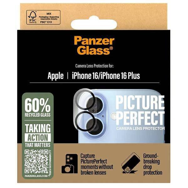 PanzerGlass PicturePerfect Lens Protector iPhone 16 6.1" / 16 Plus 6.7" 1279