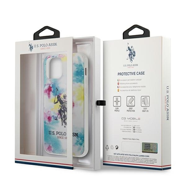 Etui US POLO Apple iPhone 12 Pro Max 6,7 Tie & Dye Collection USHCP12LPCUSML Wielokolorowy Case