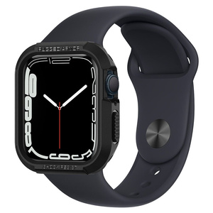 Etui SPIGEN Rugged Armor Apple Watch 4 5 6 8 SE 2022 40mm Czarne