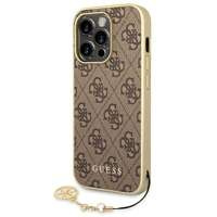 Etui GUESS Apple iPhone 14 Pro 4G Charms Collection Brązowy Hardcase