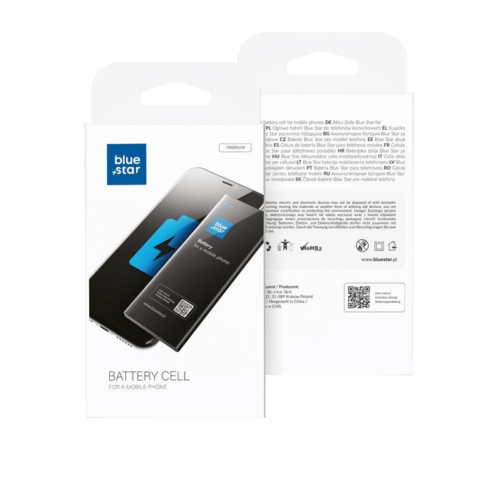 BLUE STAR HQ bateria bez BMS do IPHONE 11 3110 mAh 