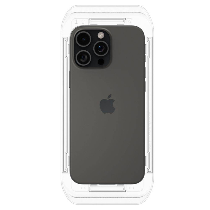 SZKŁO HARTOWANE SPIGEN GLAS.TR ”EZ FIT” 2-PACK IPHONE 16 PRO CLEAR