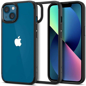 Etui iPhone 13 Spigen Ultra Hybrid Matte Black Case + Szkło Hartowane Full Cover Spigen