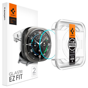 SZKŁO HARTOWANE SPIGEN GLAS.TR ”EZ-FIT” 2-PACK GALAXY WATCH ULTRA (47 MM) CLEAR