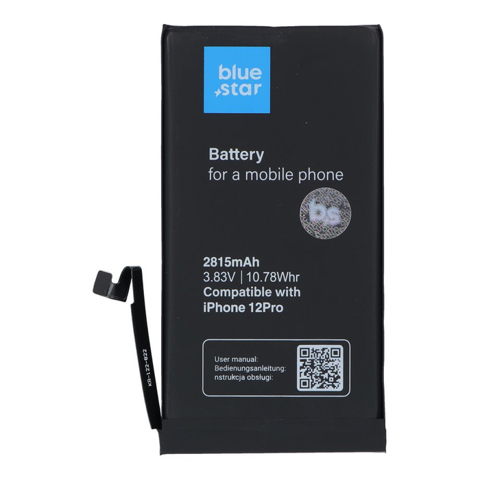 BLUE STAR HQ bateria do IPHONE 12 / 12 Pro 2815 mAh