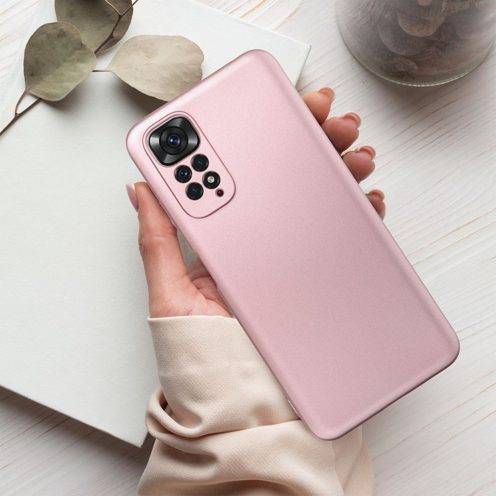 Etui Futerał METALLIC do HONOR 90 PRO 5G różowy Case