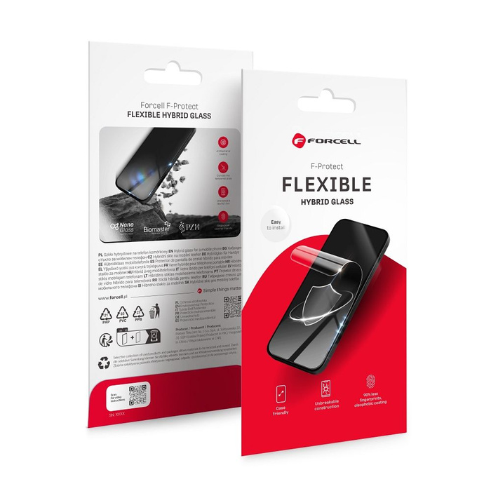 Forcell Flexible Nano Glass - szkło hybrydowe do iPhone 15 Plus