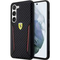 Etui Ferrari FEHCS23MNPYK S23 Plus S916 czarny/black hardcase Carbon Contrast Edges