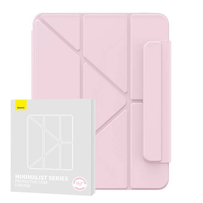 Etui magnetyczne Baseus Minimalist do iPad 10.2″ (2019 / 2020 / 2021) baby pink