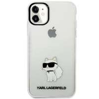 Etui Karl Lagerfeld KLHCN61HNCHTCT iPhone 11 6,1" transparent hardcase Ikonik Choupette Case