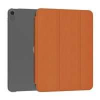 Kingxbar Business Series magnetyczne etui Smart Cover Sleep podstawka iPad Air 2020 / 2022 pomarańczowy