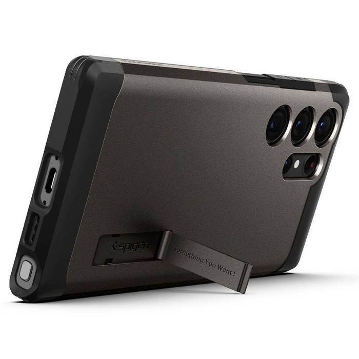 Etui Spigen Tough Armor Galaxy S23 Ultra Gunmetal Case