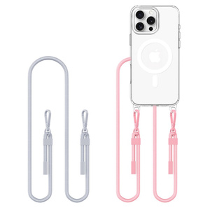 TECH-PROTECT FLEXAIR CHAIN MAGSAFE IPHONE 16 PRO GREY & PINK