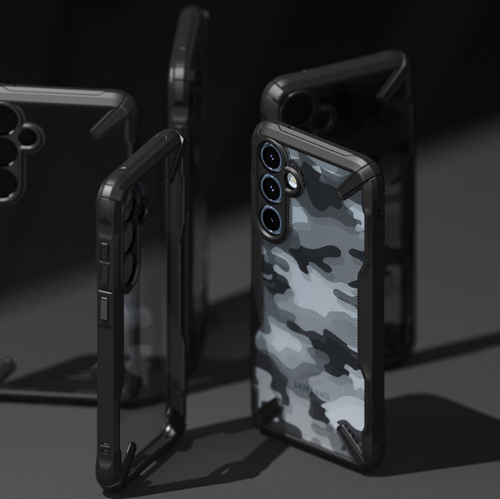 Etui Ringke Fusion X Samsung Galaxy A55 5g Camo Black Case