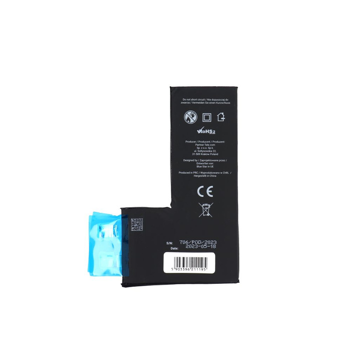 BLUE STAR HQ bateria bez BMS do IPHONE XS 2658 mAh