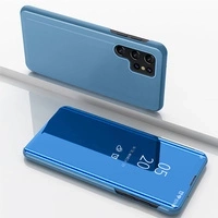 Etui Clear View Case do Samsung Galaxy A56 pokrowiec z klapką - niebieskie