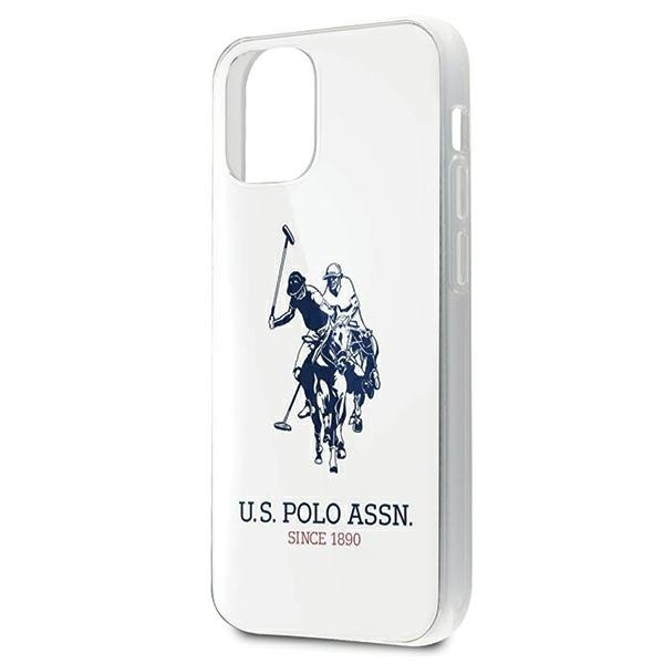 Etui US POLO Apple iPhone 12 Mini Shiny Big Logo USHCP12STPUHRWH Biały Case