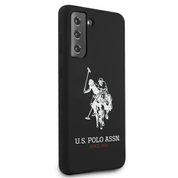 Etui US POLO Samsung Galaxy S21 Silicone Logo USHCS21SSLHRBK Czarny Case